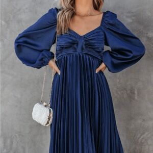 Vici blue dress sz small